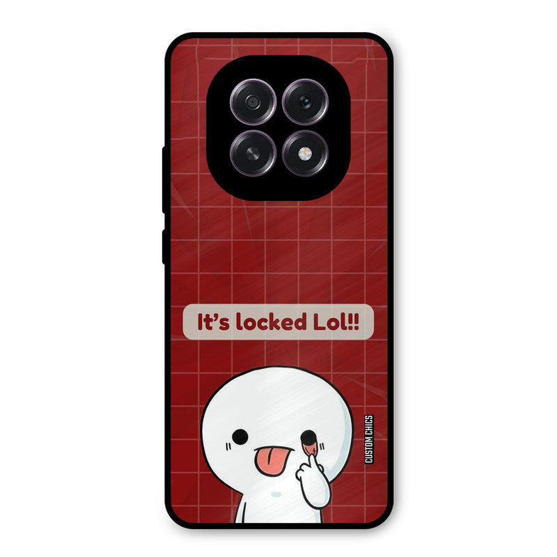 Its Locked Oppo F29 Mobile Back Cover - Cute PrintShield Case