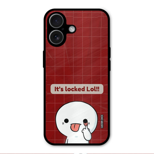 Its Locked iPhone 17 Mobile Back Cover - Cute PrintShield Case