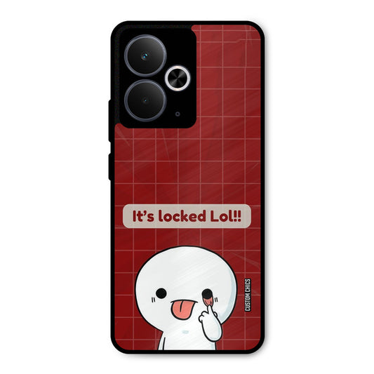 Its Locked Realme 14T Mobile Back Cover - Cute PrintShield Case