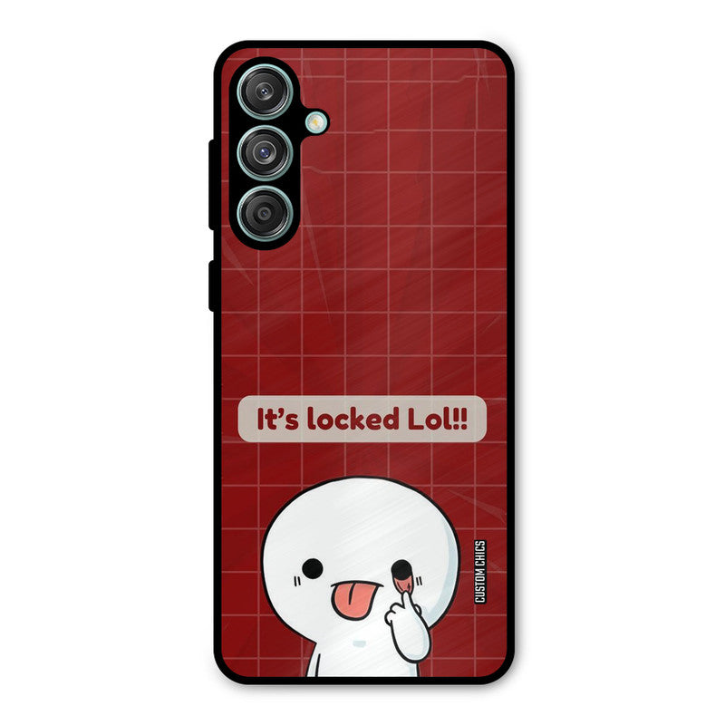 Its Locked Samsung Galaxy M55 5G Mobile Back Cover - Cute PrintShield Case