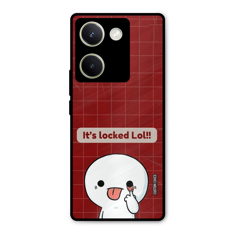 Its Locked Vivo Y200 Pro Mobile Back Cover - Cute PrintShield Case