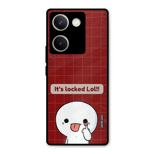Its Locked Vivo Y200 Pro Mobile Back Cover - Cute PrintShield Case
