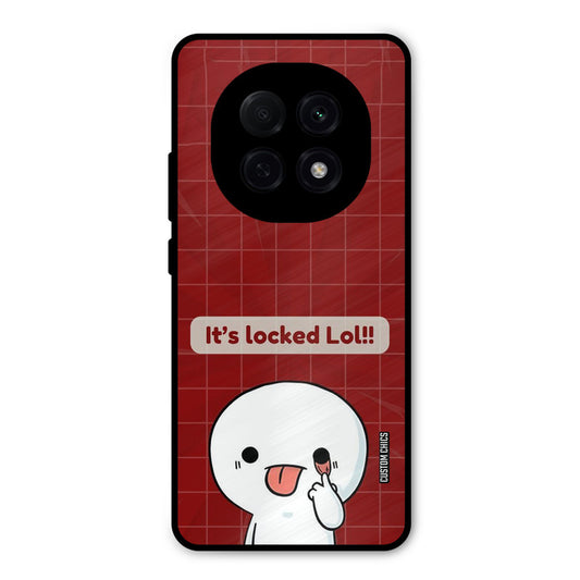 Its Locked Oppo F29 Pro Mobile Back Cover - Cute PrintShield Case
