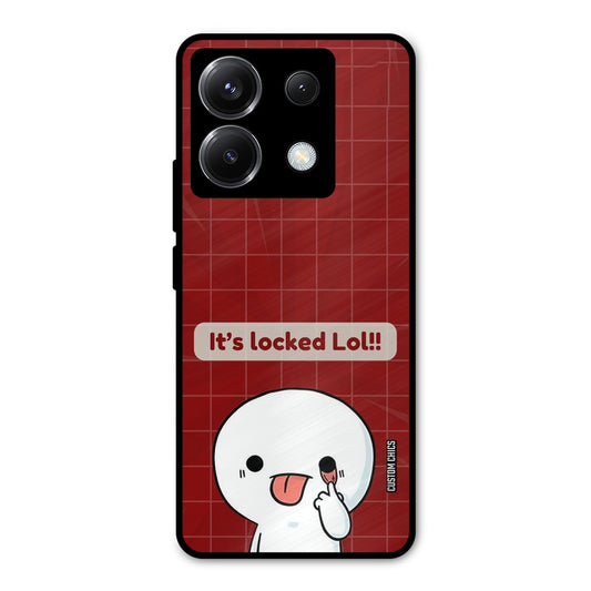 Its Locked Poco X6 Mobile Back Cover - Cute PrintShield Case