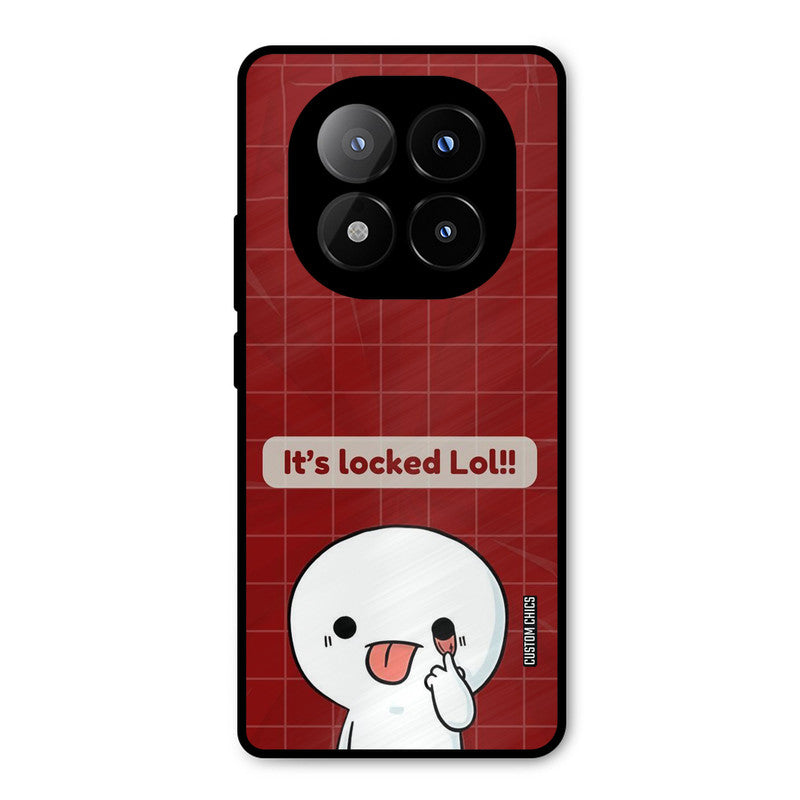 Its Locked Redmi Note 14 Pro Plus 5G Mobile Back Cover - Cute PrintShield Case