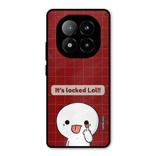 Its Locked Redmi Note 14 Pro Plus 5G Mobile Back Cover - Cute PrintShield Case
