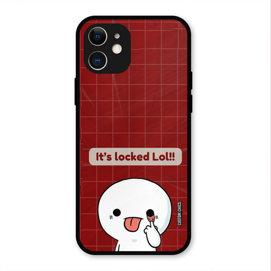 Its Locked iPhone 12 Mobile Back Cover - Cute PrintShield Case