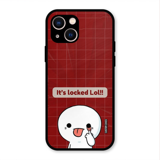 Its Locked iPhone 13 Mobile Back Cover - Cute PrintShield Case