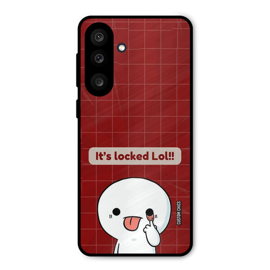 Its Locked Samsung Galaxy M56 Mobile Back Cover - Cute PrintShield Case