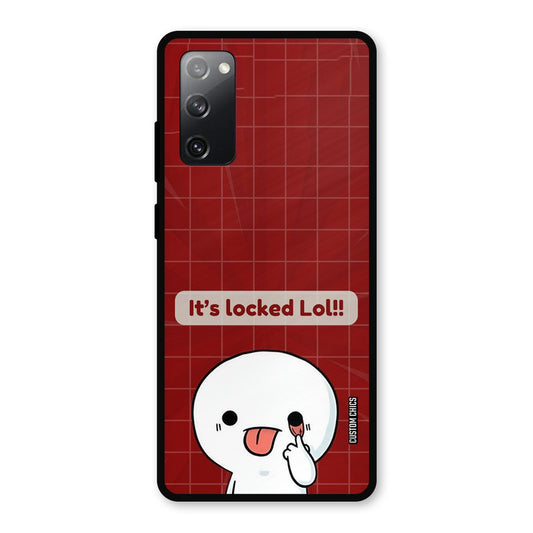Its Locked Samsung Galaxy S20 FE 5G Mobile Back Cover - Cute PrintShield Case