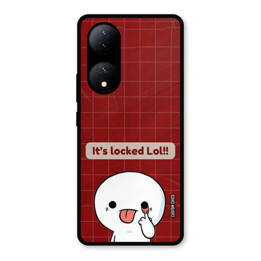 Its Locked Vivo Y100 Mobile Back Cover - Cute PrintShield Case