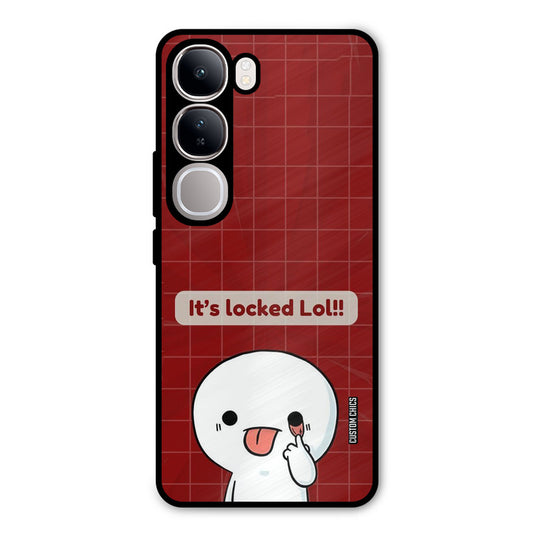 Its Locked Vivo Y300 Mobile Back Cover - Cute PrintShield Case
