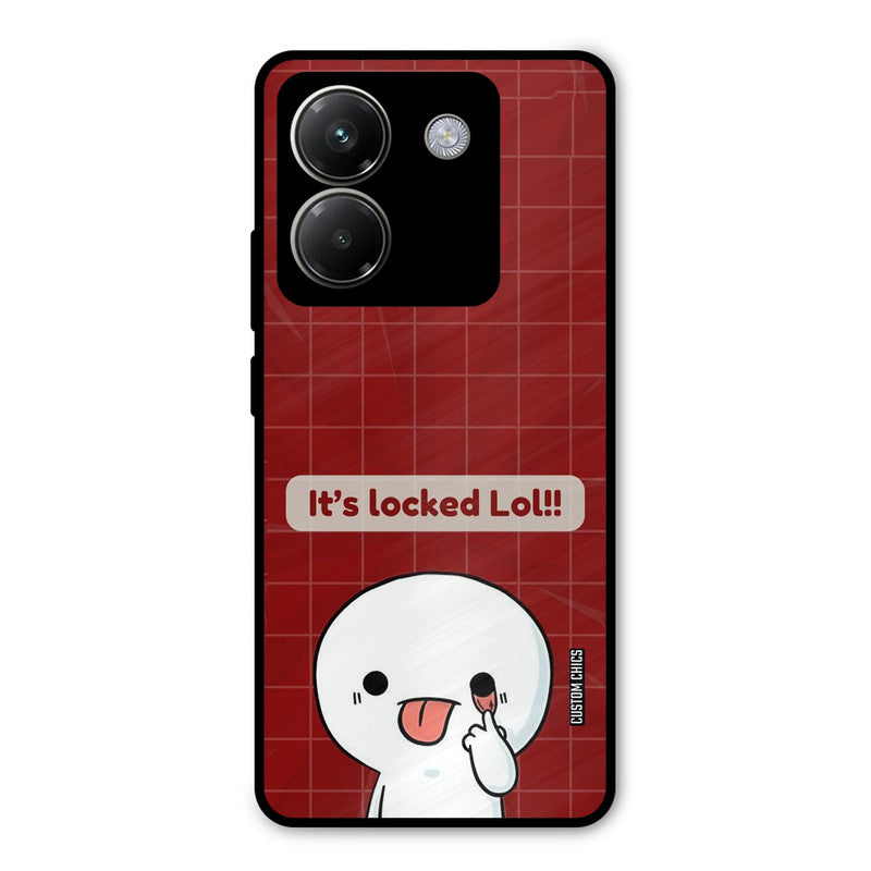 Its Locked Poco M7 Pro Mobile Back Cover - Cute PrintShield Case