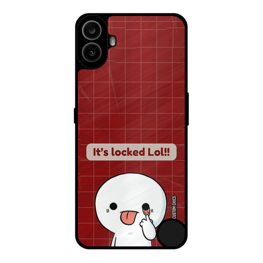Its Locked Nothing CMF Phone 1 Mobile Back Cover - Cute PrintShield Case