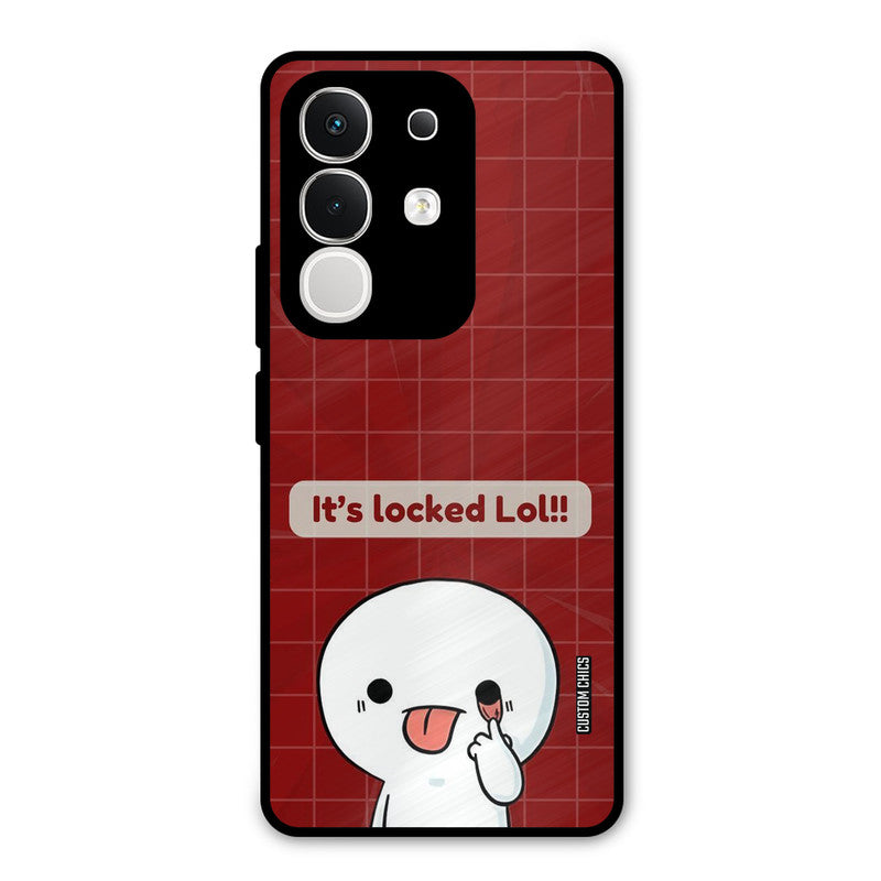 Its Locked Vivo T4x Mobile Back Cover - Cute PrintShield Case
