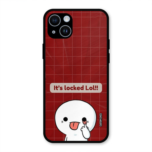 Its Locked iPhone 14 Mobile Back Cover - Cute PrintShield Case