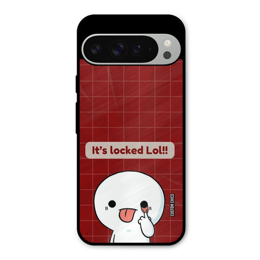 Its Locked Google Pixel 9 Pro XL Mobile Back Cover - Cute PrintShield Case