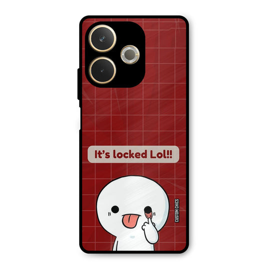 Its Locked Oppo A5 Pro Mobile Back Cover - Cute PrintShield Case