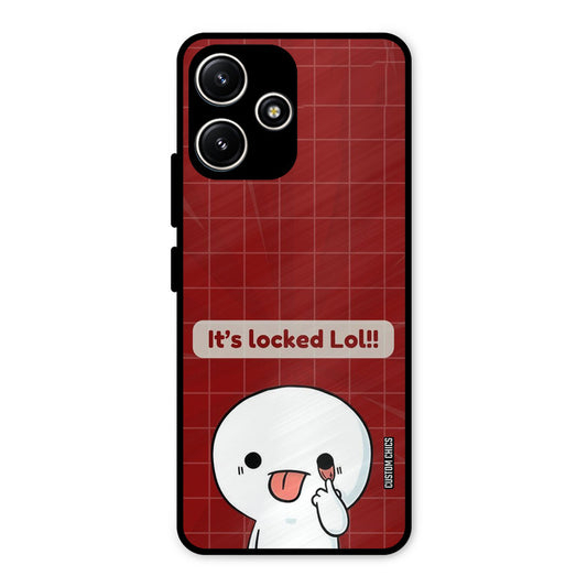 Its Locked Redmi 12 5G Mobile Back Cover - Cute PrintShield Case