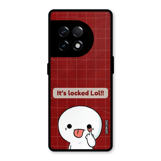 Its Locked OnePlus 11R Mobile Back Cover - Cute PrintShield Case