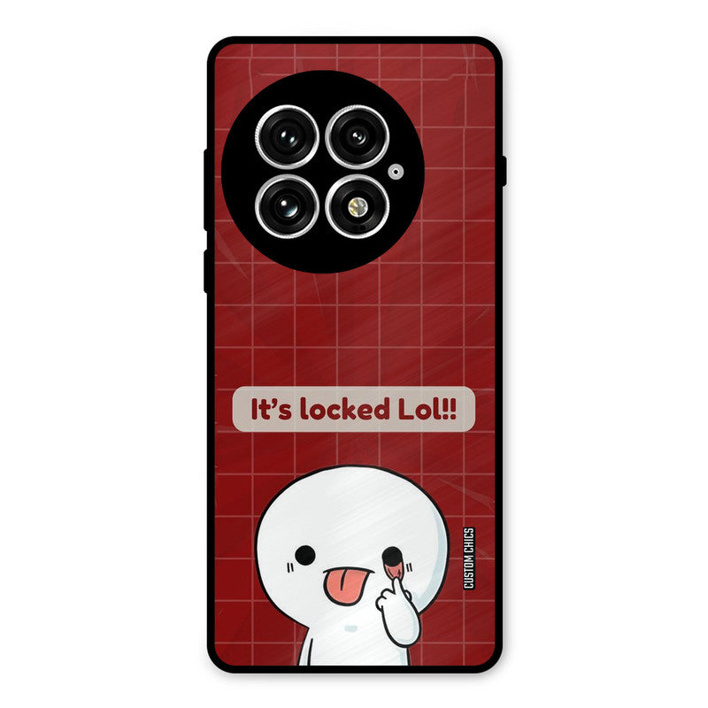 Its Locked Oneplus 13 Mobile Back Cover - Cute PrintShield Case