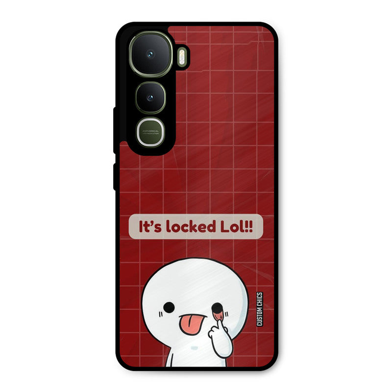 Its Locked Vivo Y400 Mobile Back Cover - Cute PrintShield Case