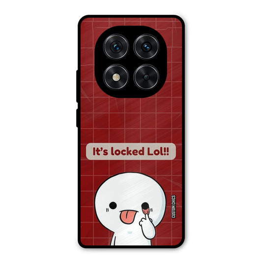 Its Locked Redmi Note 14 Pro Mobile Back Cover - Cute PrintShield Case