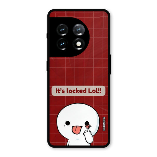 Its Locked OnePlus 11 Mobile Back Cover - Cute PrintShield Case