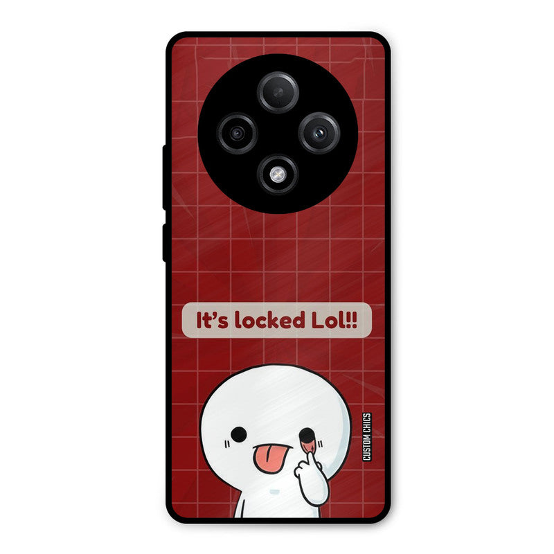 Its Locked Oppo F27 Pro Plus 5G Mobile Back Cover - Cute PrintShield Case