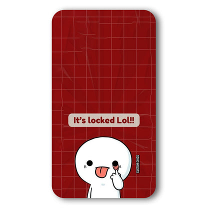 Its Locked Case – Premium PrintShield Mobile Cover