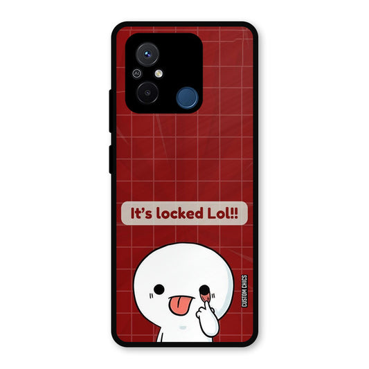 Its Locked Redmi 12c Mobile Back Cover - Cute PrintShield Case