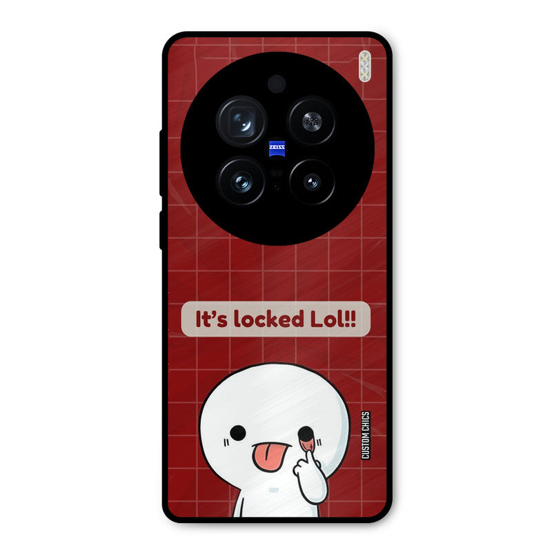Its Locked Vivo X200 Pro Mobile Back Cover - Cute PrintShield Case
