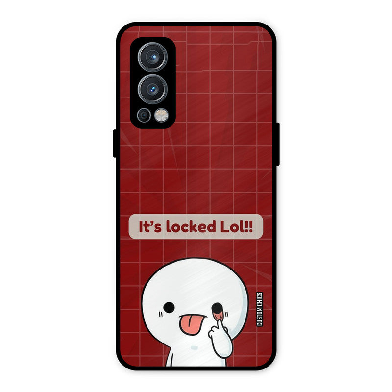 Its Locked OnePlus Nord 2 5G Mobile Back Cover - Cute PrintShield Case
