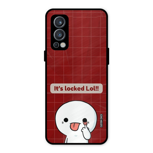 Its Locked OnePlus Nord 2 5G Mobile Back Cover - Cute PrintShield Case