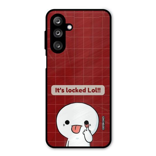 Its Locked Samsung Galaxy M36 Mobile Back Cover - Cute PrintShield Case