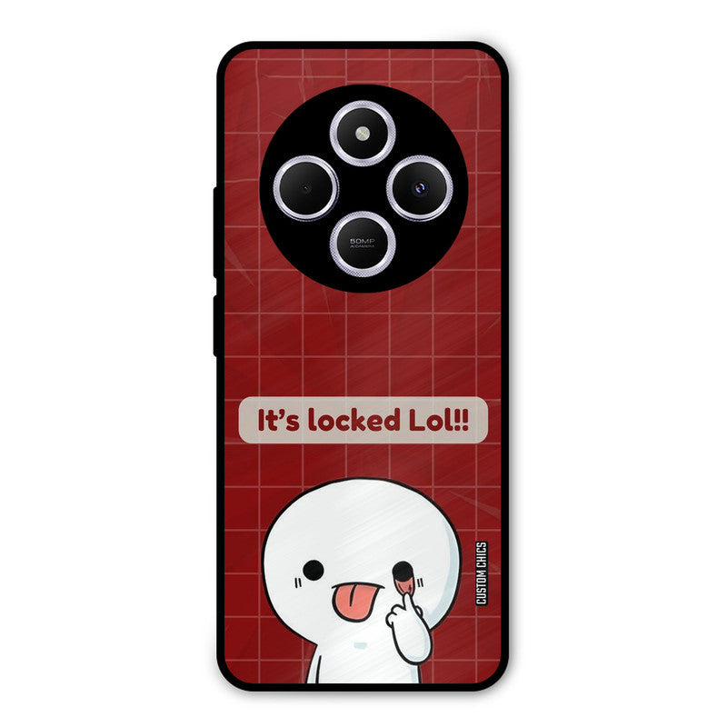 Its Locked Poco M7 Mobile Back Cover - Cute PrintShield Case