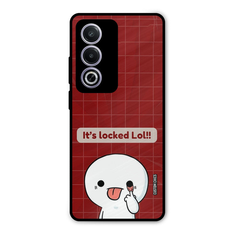 Its Locked Oppo A3 Pro Mobile Back Cover - Cute PrintShield Case