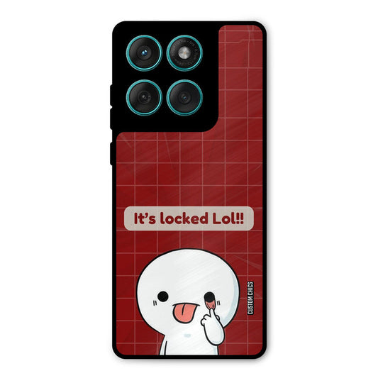 Its Locked Motorola Edge 60 Mobile Back Cover - Cute PrintShield Case