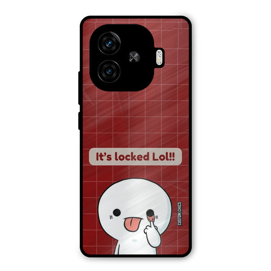 Its Locked iQoo Z9 Turbo Mobile Back Cover - Cute PrintShield Case
