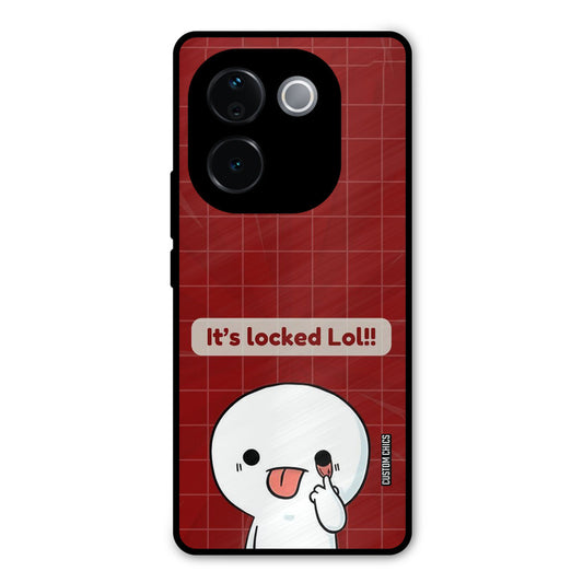 Its Locked Vivo T3 Pro Mobile Back Cover - Cute PrintShield Case