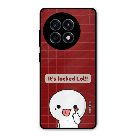 Its Locked OnePlus 13R Mobile Back Cover - Cute PrintShield Case