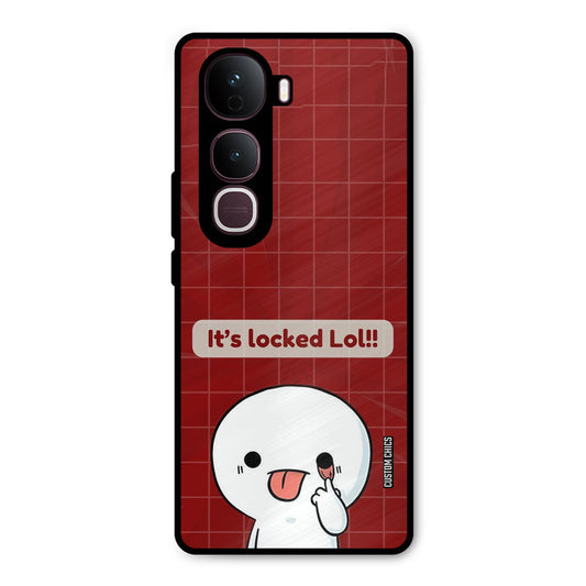 Its Locked Vivo Y400 Pro Mobile Back Cover - Cute PrintShield Case