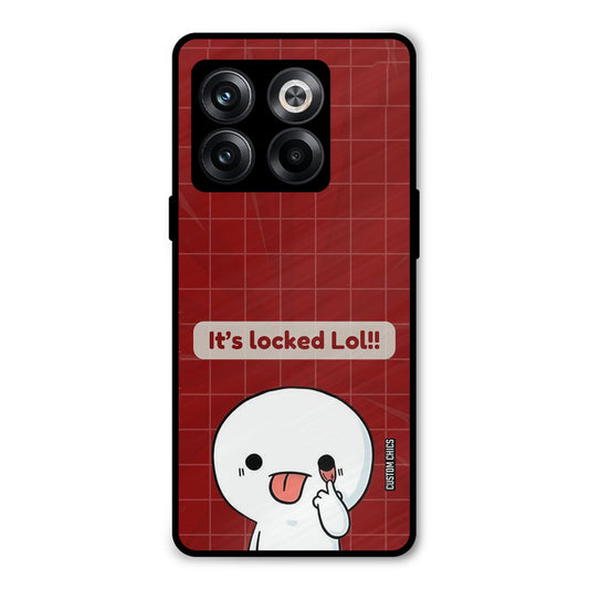 Its Locked Oneplus 10T Mobile Back Cover - Cute PrintShield Case