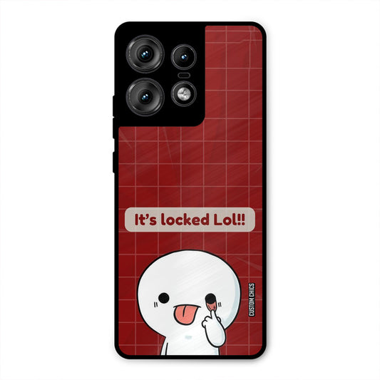 Its Locked Motorola Edge 50 Pro Mobile Back Cover - Cute PrintShield Case