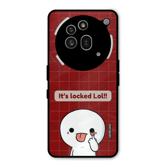 Its Locked Nothing Phone 3A Pro Mobile Back Cover - Cute PrintShield Case