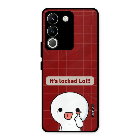Its Locked Vivo Y200 Mobile Back Cover - Cute PrintShield Case