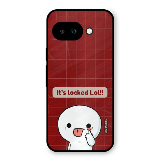 Its Locked Google Pixel 9A Mobile Back Cover - Cute PrintShield Case