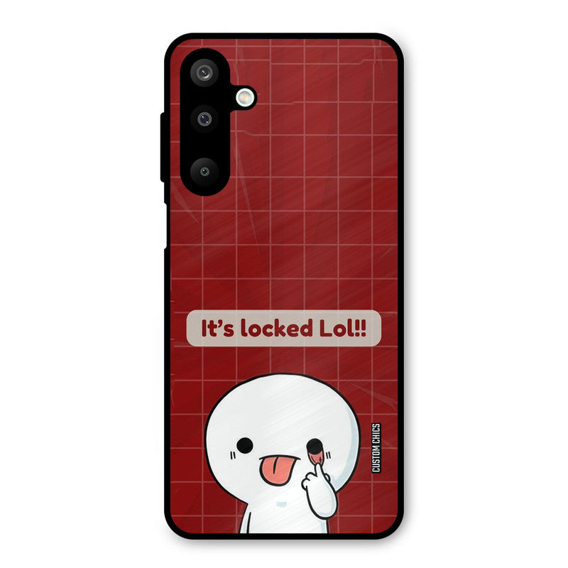 Its Locked Samsung Galaxy M16 Mobile Back Cover - Cute PrintShield Case