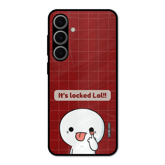 Its Locked Samsung Galaxy S24 Mobile Back Cover - Cute PrintShield Case