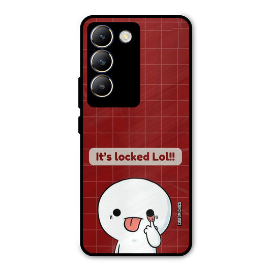 Its Locked Vivo Y200e Mobile Back Cover - Cute PrintShield Case